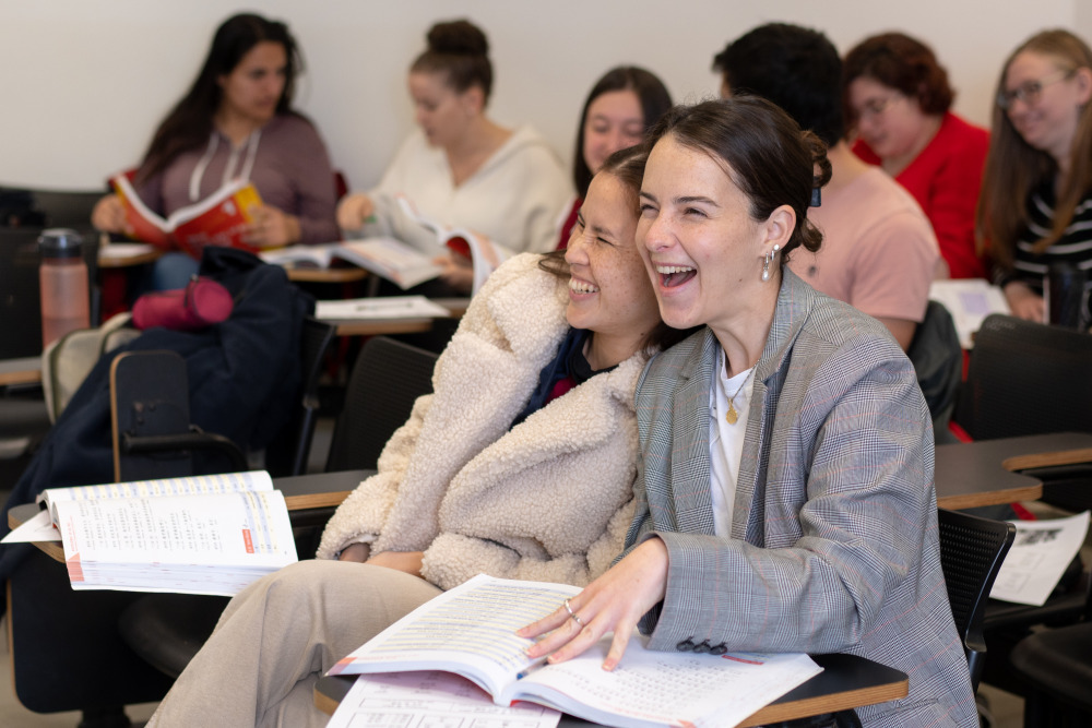 German class in the Hebrew University of Jerusalem